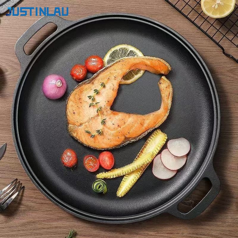 Mini Pancake Griddle - JUSTINLAU Çift Kulaklı kızartma tavası Dökme