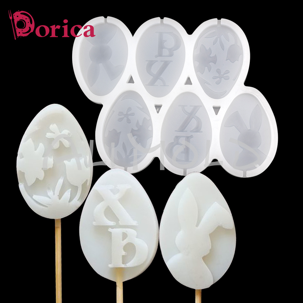 Bunny Cake Mold - Dorica Tavşan Desen paskalya yumurtaları Silikon