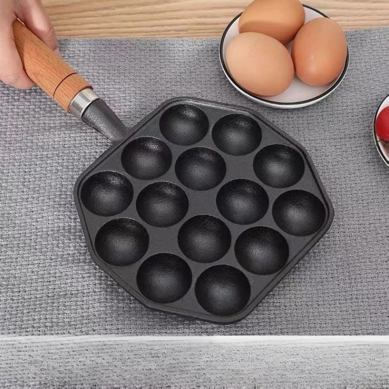 Pişirme Takoyaki Pan 14 delik  - Cast Iron Corn incelemesi ve fiyatı
