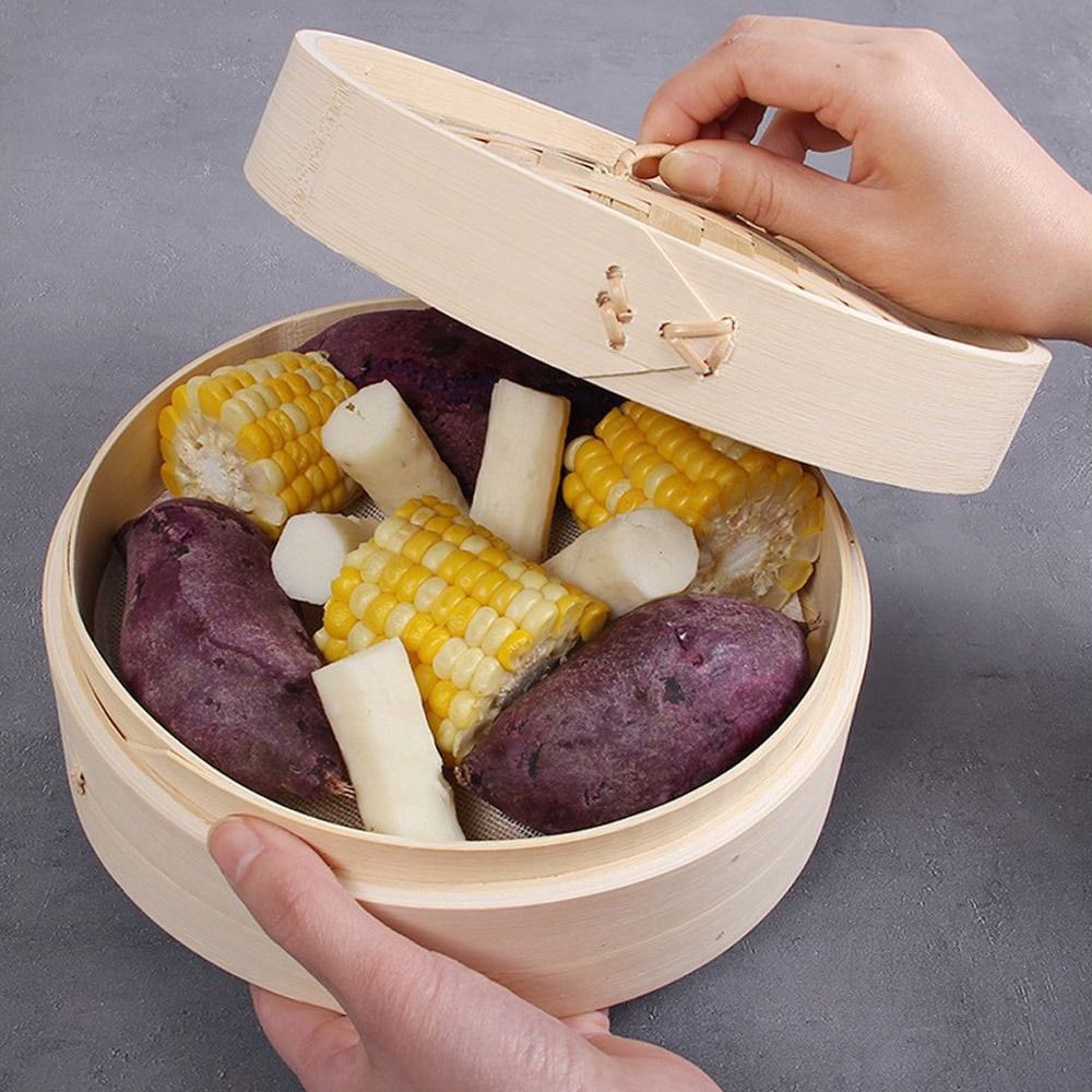 Bambu vapur sepeti kapaklı ham - Bao Steamer Bamboo incelemesi ve fiyatı