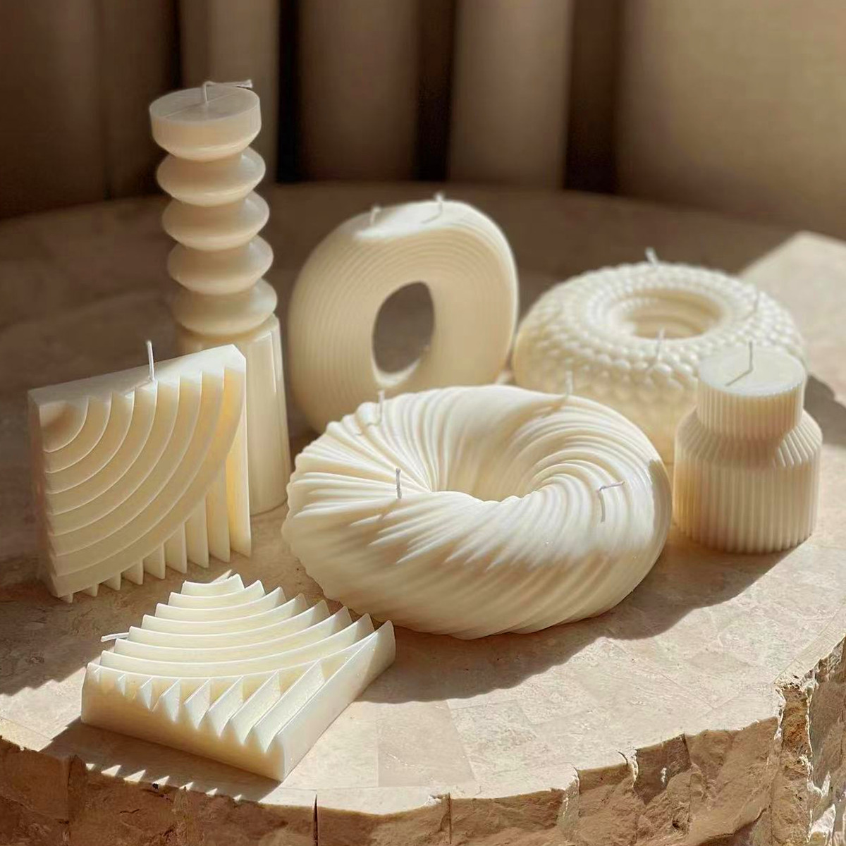 Büyük Donut şekli silikon mum  - Donut Mold Silicone incelemesi ve fiyatı