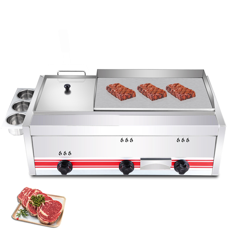 Ticari Paslanmaz Çelik Gazlı T - Mini Pancake Griddle incelemesi ve fiyatı