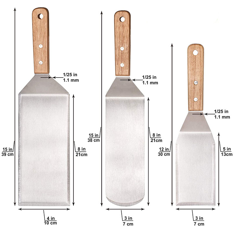 Profesyonel spalas seti, boy p - Okonomiyaki Spatula incelemesi ve fiyatı
