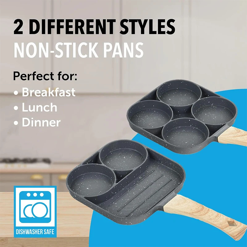 Krep ve Yumurta Tavası 4 Bölme - Mini Pancake Griddle incelemesi ve fiyatı