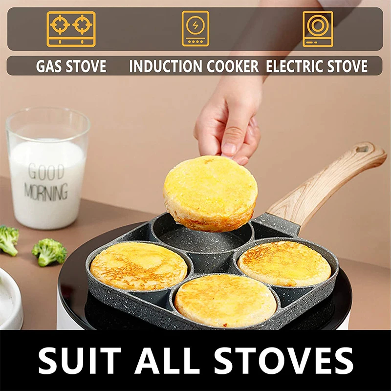 Krep ve Yumurta Tavası 4 Bölme - Mini Pancake Griddle incelemesi ve fiyatı