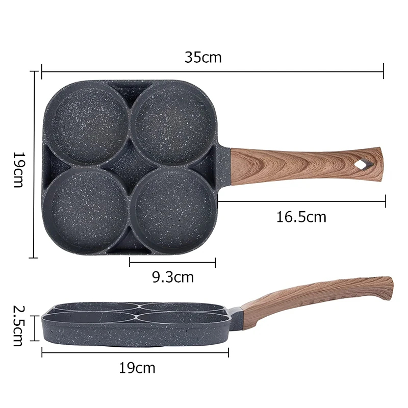 Krep ve Yumurta Tavası 4 Bölme - Mini Pancake Griddle incelemesi ve fiyatı