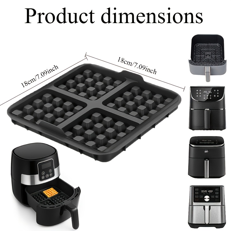 Kare Waffle Kalıbı, Air Fryer  - Mini Pancake Griddle incelemesi ve fiyatı