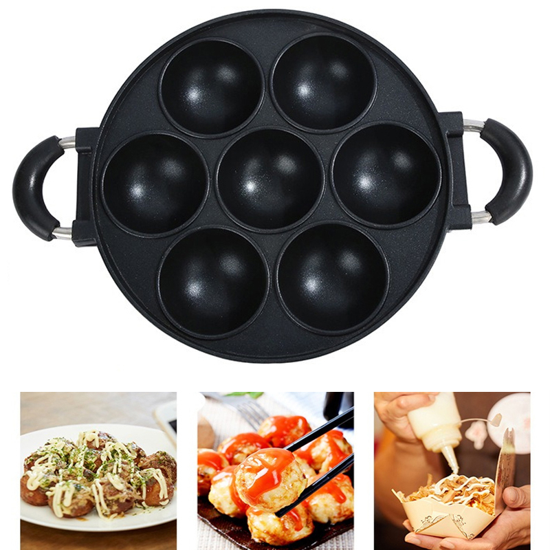 7 delik kek pişirme kazanı dök - Egg Waffle Pan incelemesi ve fiyatı