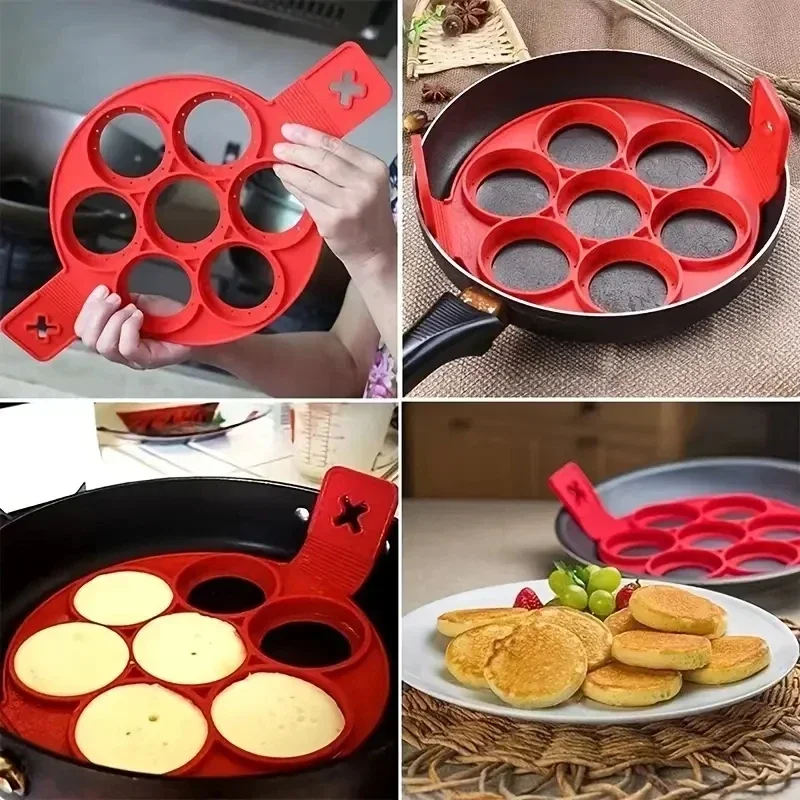 Silikon 7 delikli Dairesel kız - Egg Waffle Pan incelemesi ve fiyatı