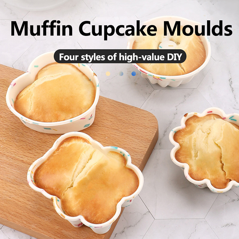 4 adet çörek çörek Cupcake Lin - Donut Mold Silicone incelemesi ve fiyatı