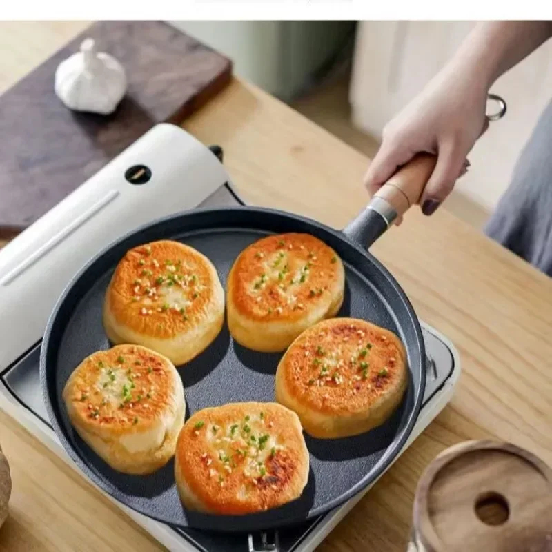 20cm Dökme Demir Tava Ahşap Sa - Egg Waffle Pan incelemesi ve fiyatı