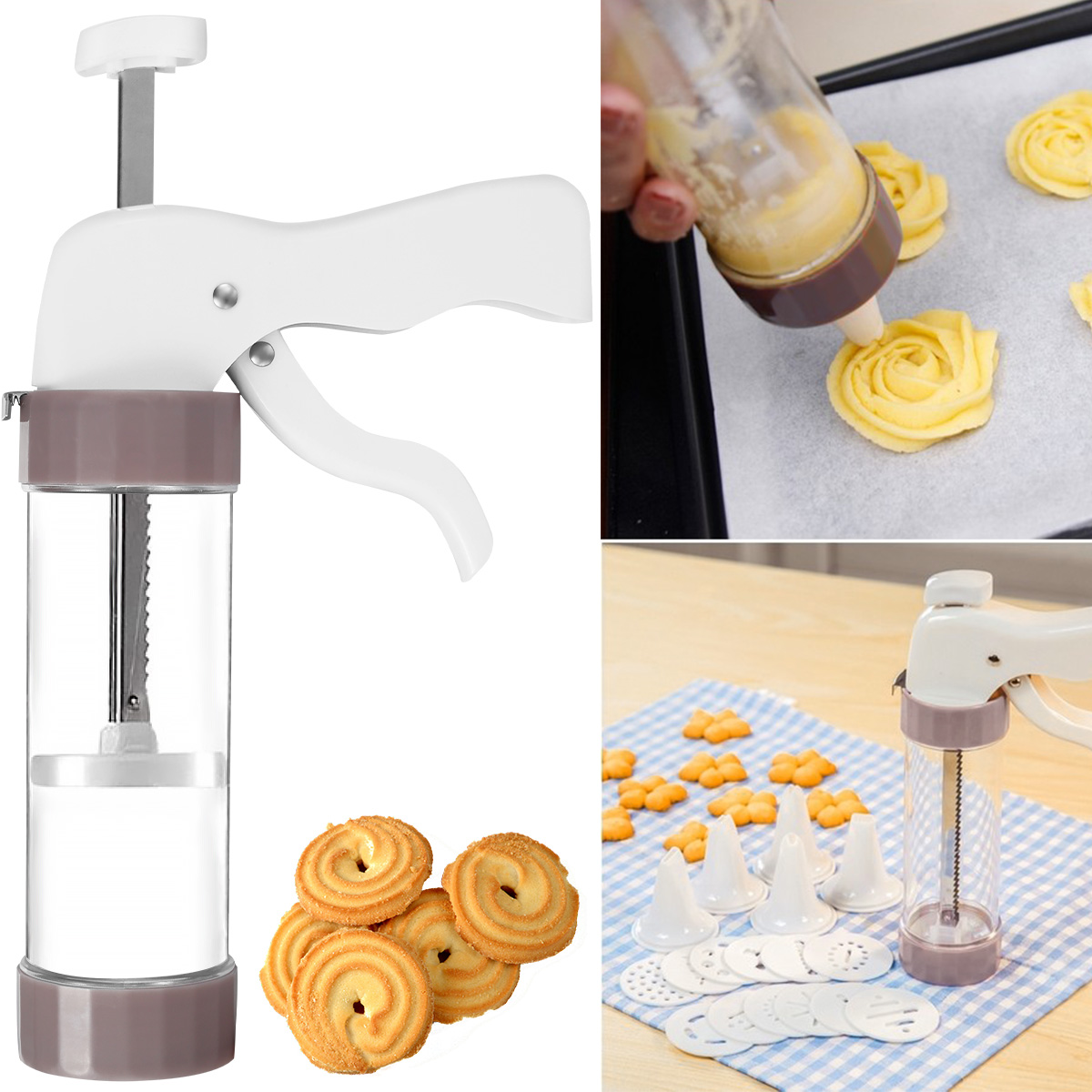 Kurabiye Presi Seti Kurabiye P - Churros Maker Gun incelemesi ve fiyatı